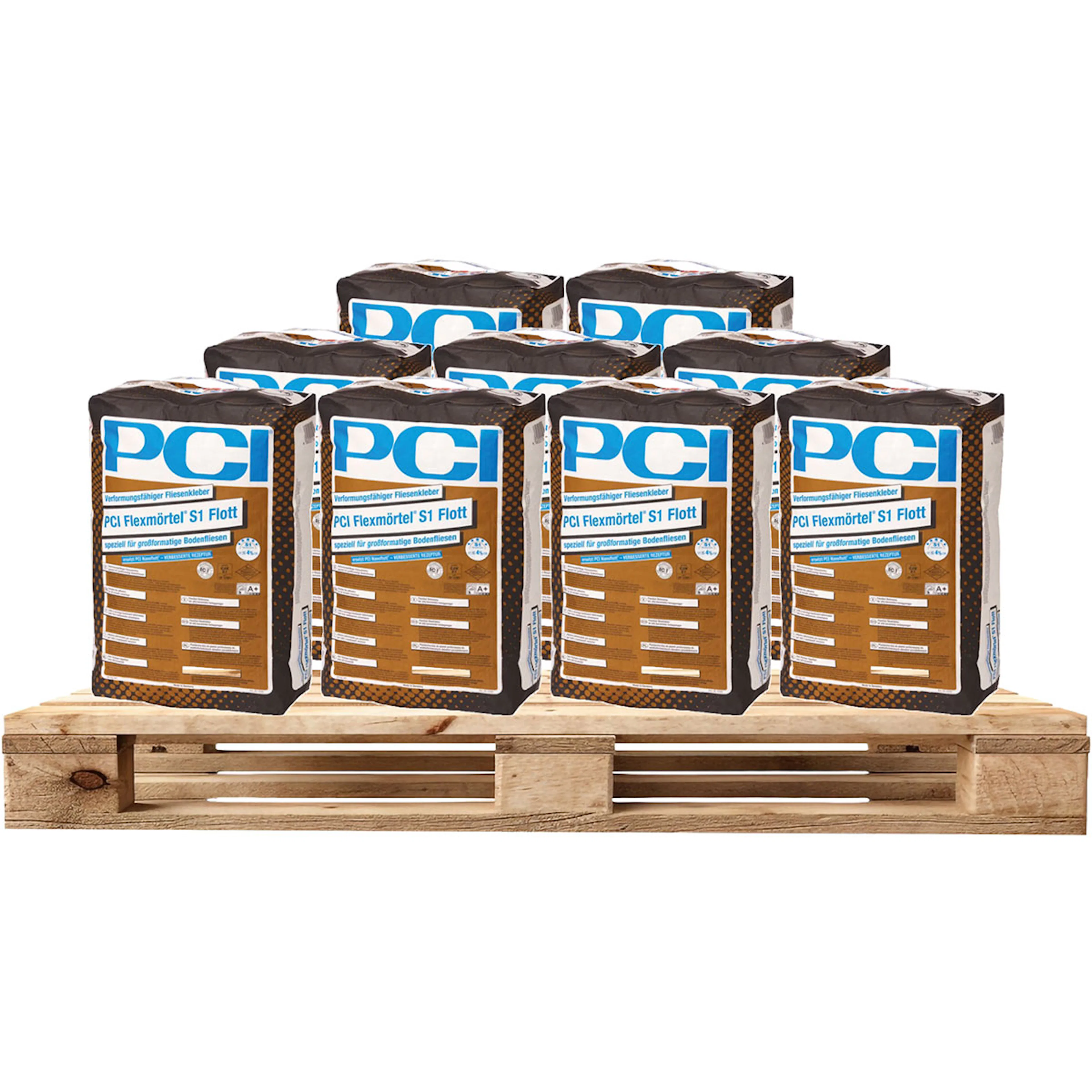 Fästmassa PCI Flexmörtel S1 Flott Pall 48 st/20 kg