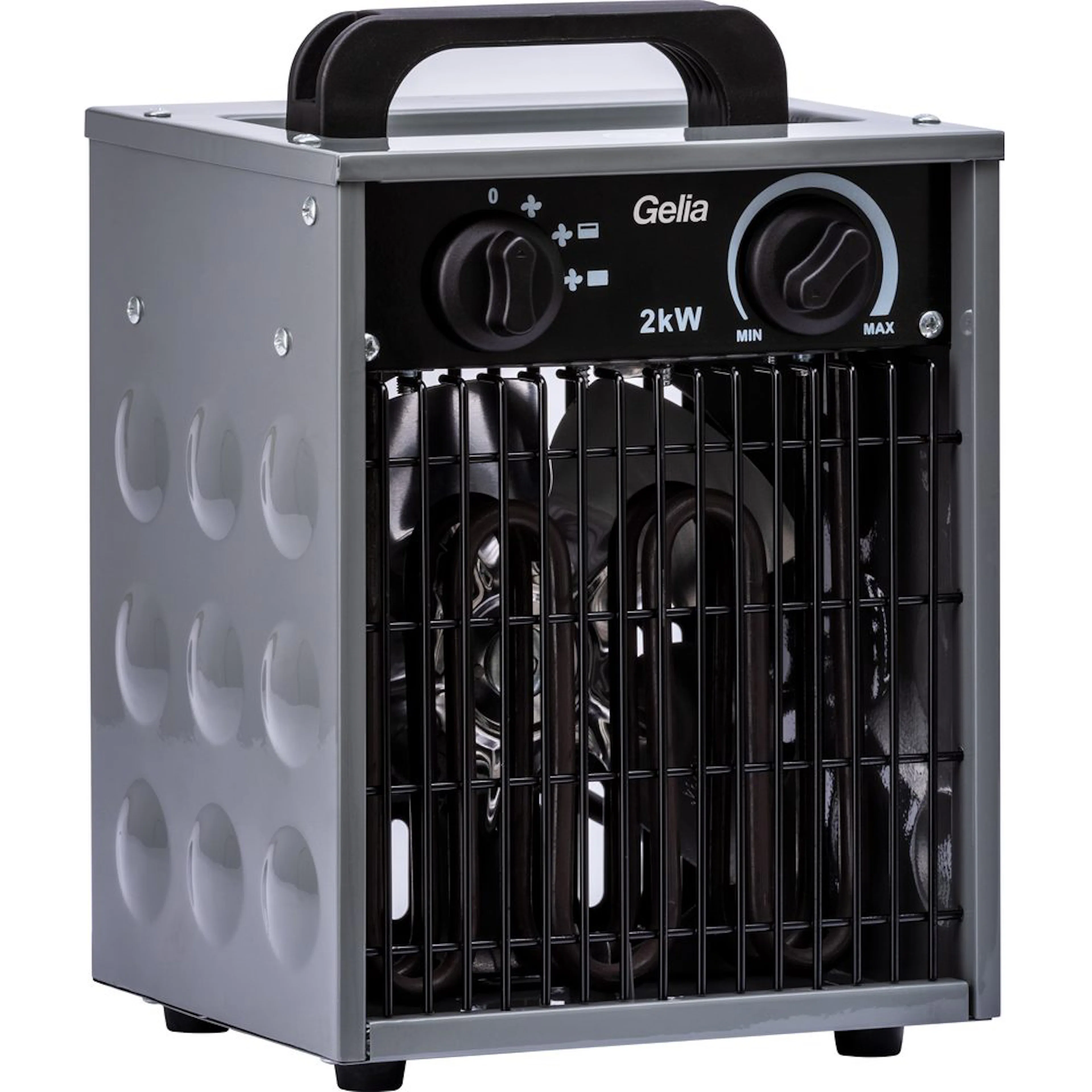 Värmefläkt Gelia Bygg 2 kW 230 V IP24 med bärhandtag