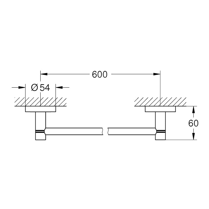 Handduksstång Grohe Essentials