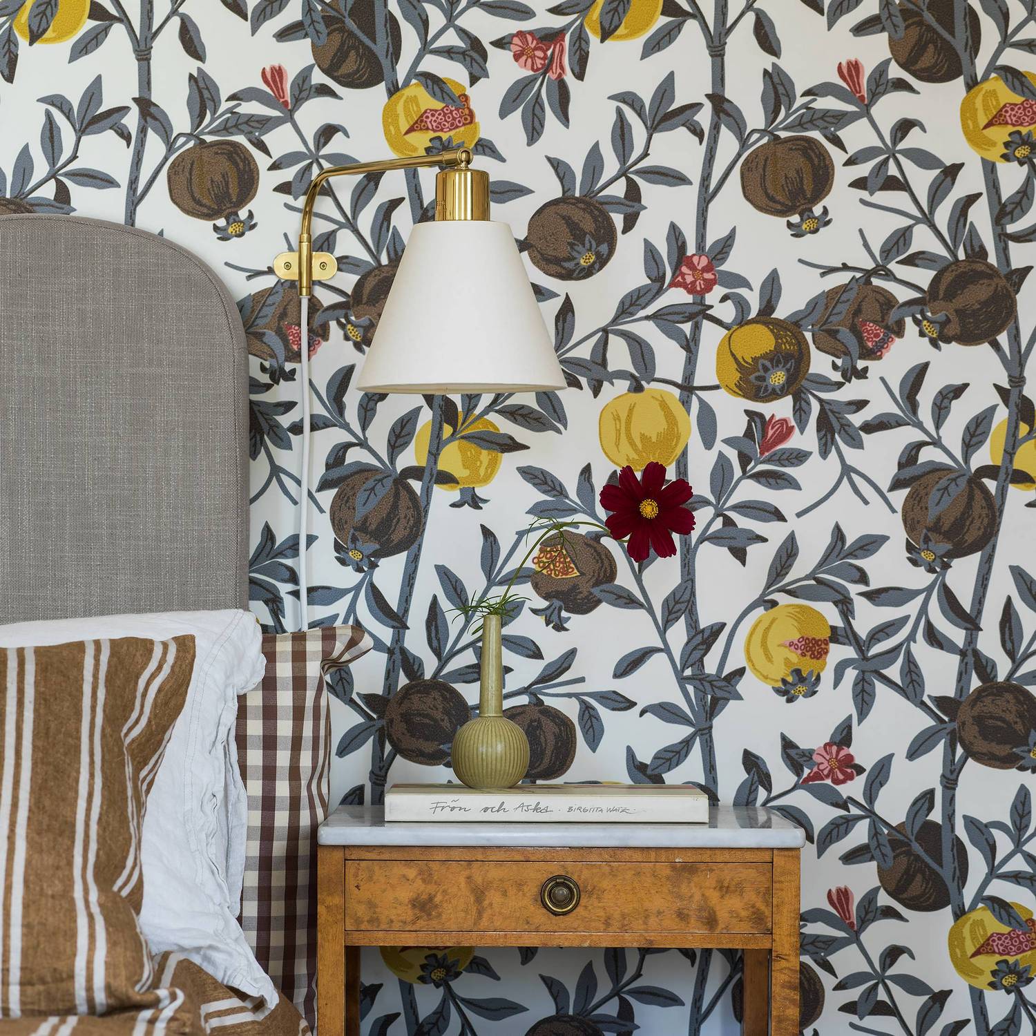 Tapet Boråstapeter Gocken Jobs Granatäpple 1959