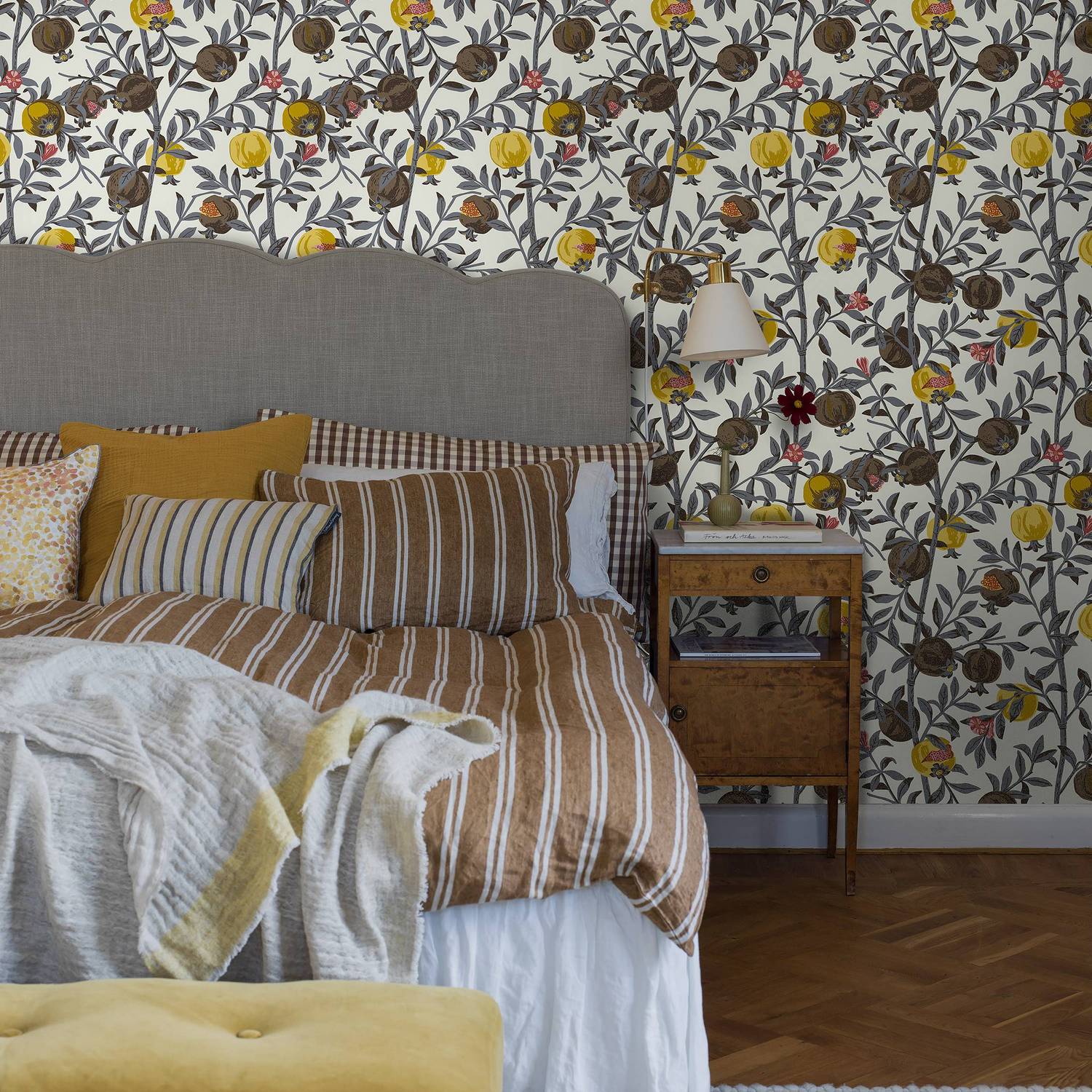 Tapet Boråstapeter Gocken Jobs Granatäpple 1959