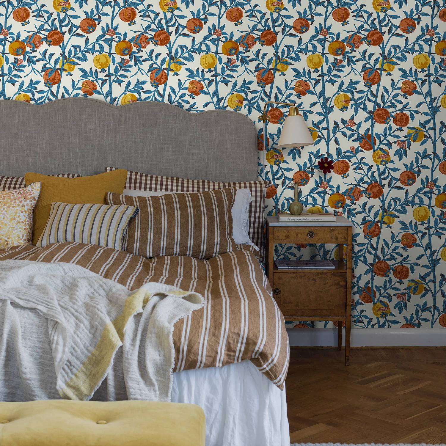 Tapet Boråstapeter Gocken Jobs Granatäpple 1960