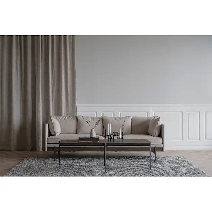 Panel Lundbergs Solliden Vitlackad Hdf 1845x837