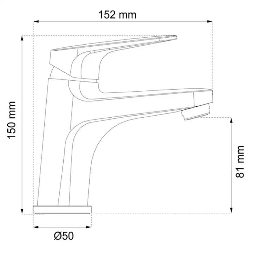 Tvättställsblandare Habo Gerbera