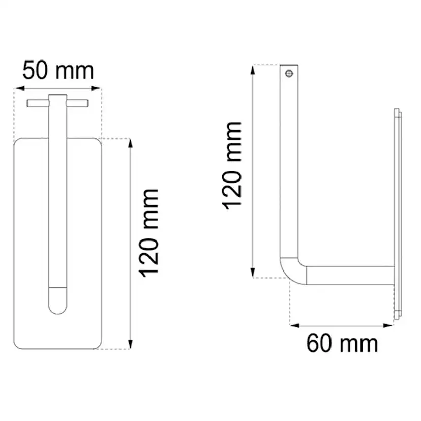 Reservpappershållare Habo Flair