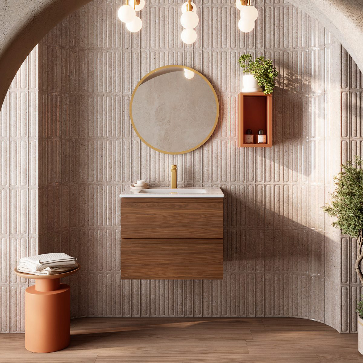 Tvättställsskåp Tenfors Norrvik med Tvättställ