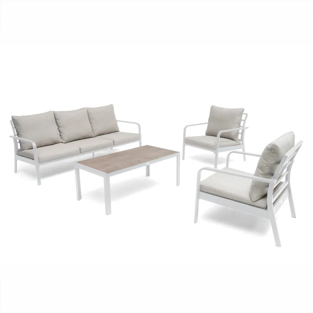 Soffgrupp Hillerstorp Hånger Vit/Grå