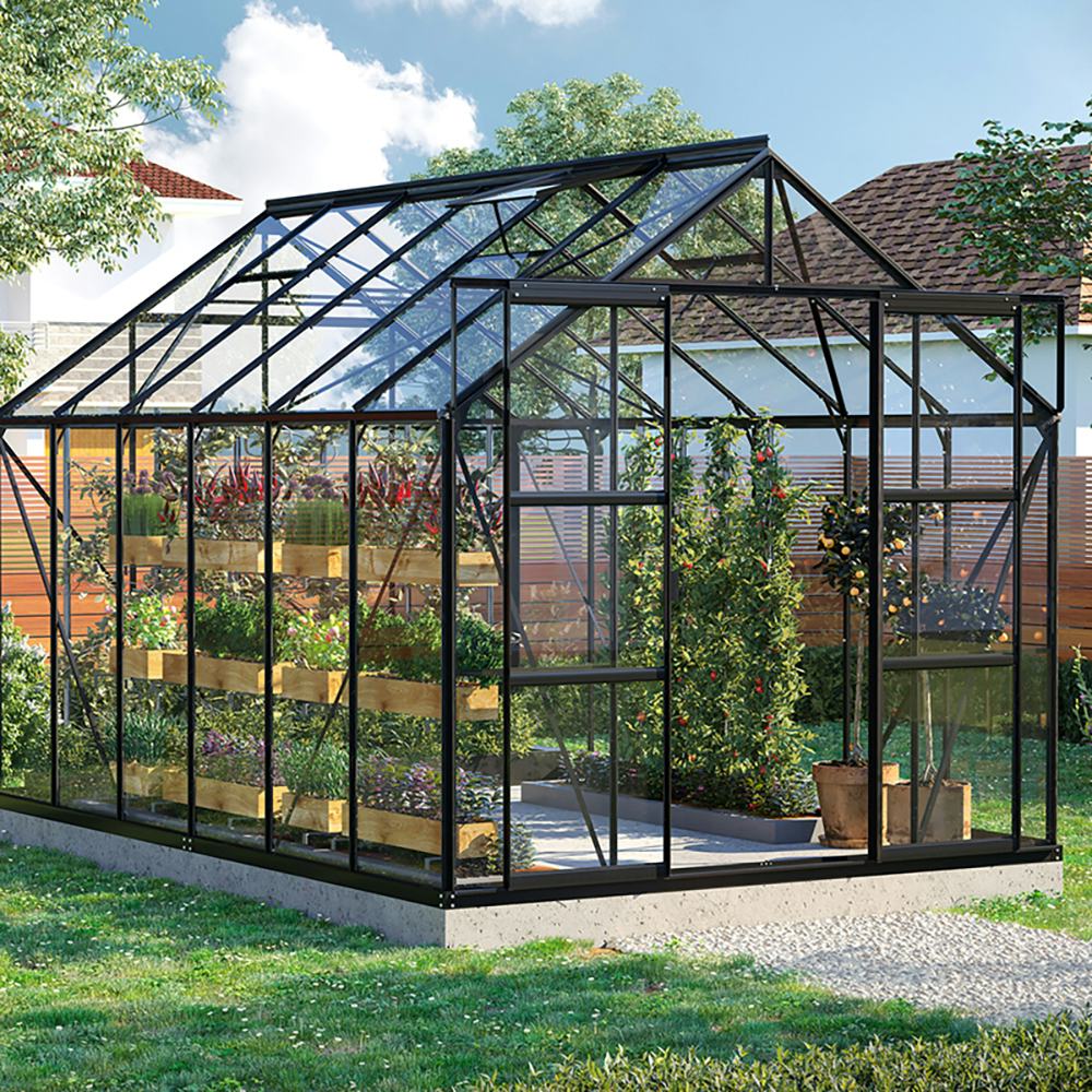 Växthus Vitavia Uranus 9,9 m2 med Sockel