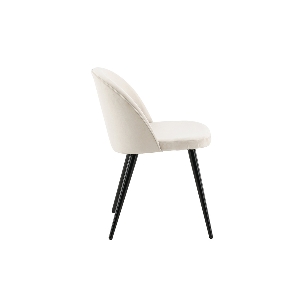 Matstol Venture Home Velvet Svart Ben