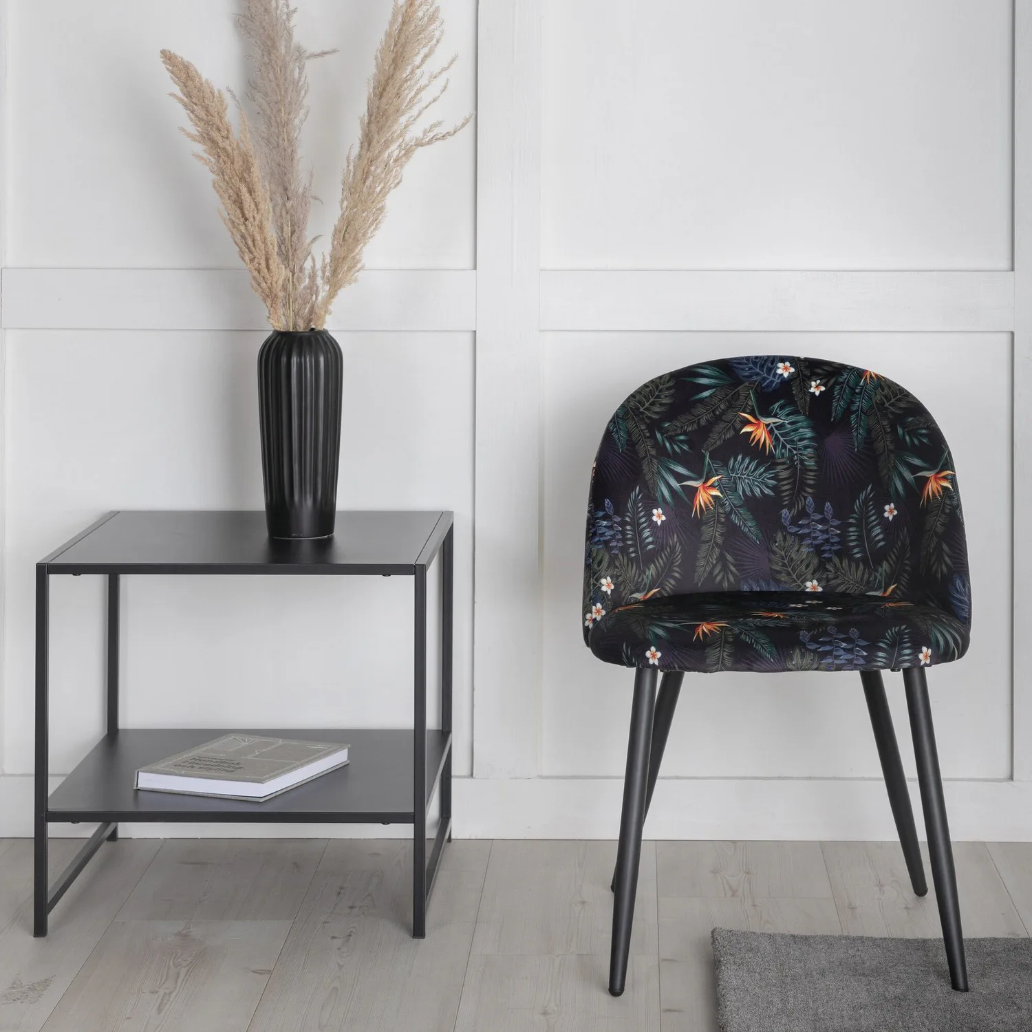 Matstol Venture Home Velvet Blommönstrad