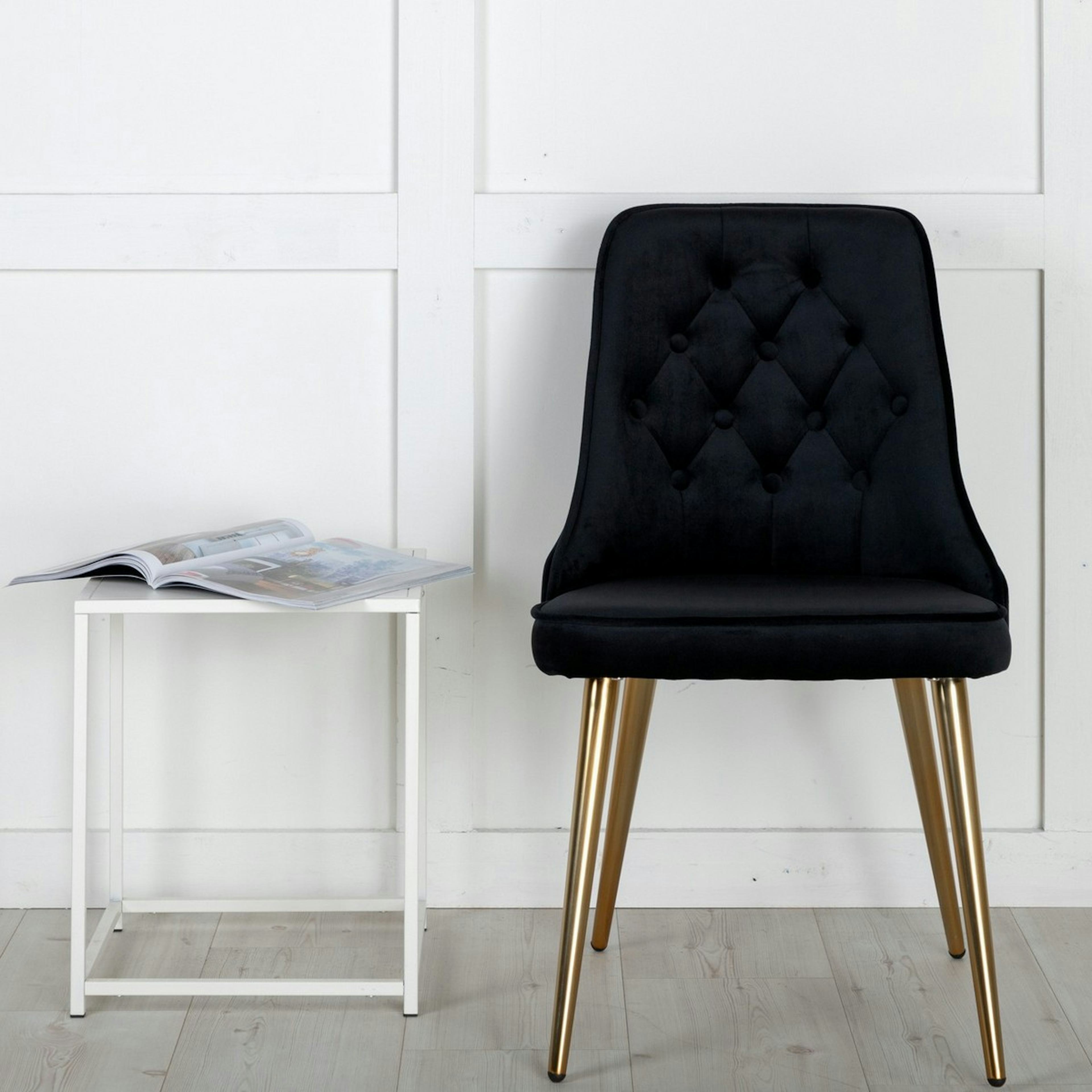 Matstol Venture Home Velvet Deluxe Matt Mässing Ben