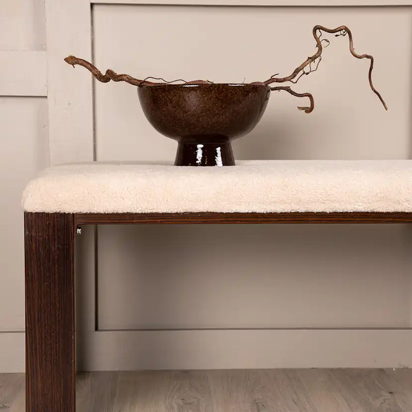 Sittbänk Venture Home Chester Off White Rektangulär Bänk 120cm