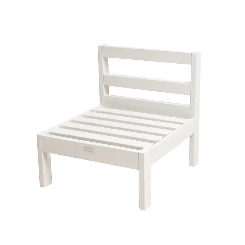 Träfåtölj Ute Eden Wood Ransvik Modulsoffa med Dynor Greige