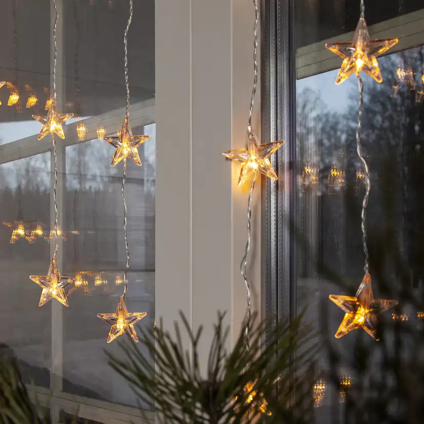 Ljusgardin Star Trading 180x40LEDww