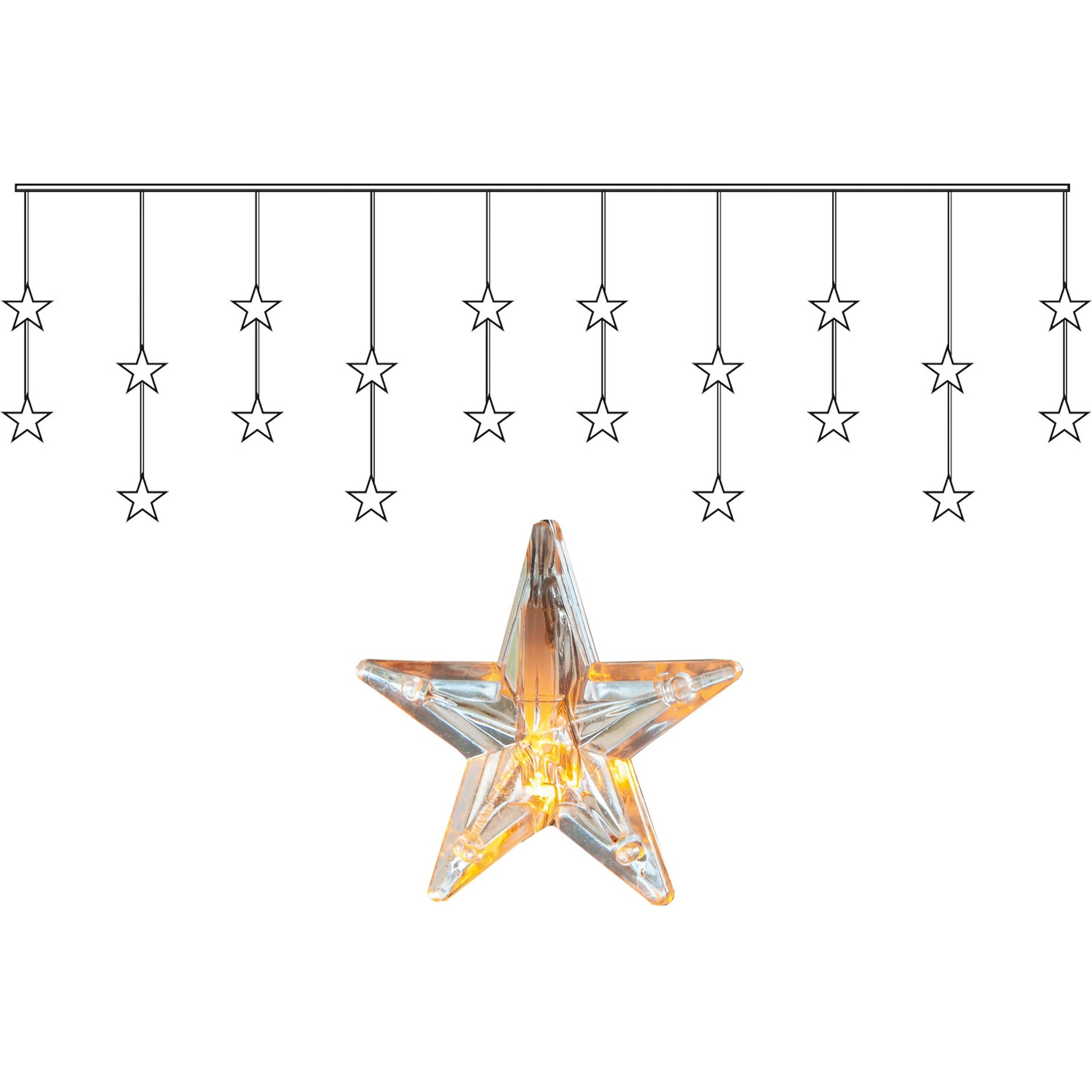 Ljusgardin Star Trading 180x40LEDww