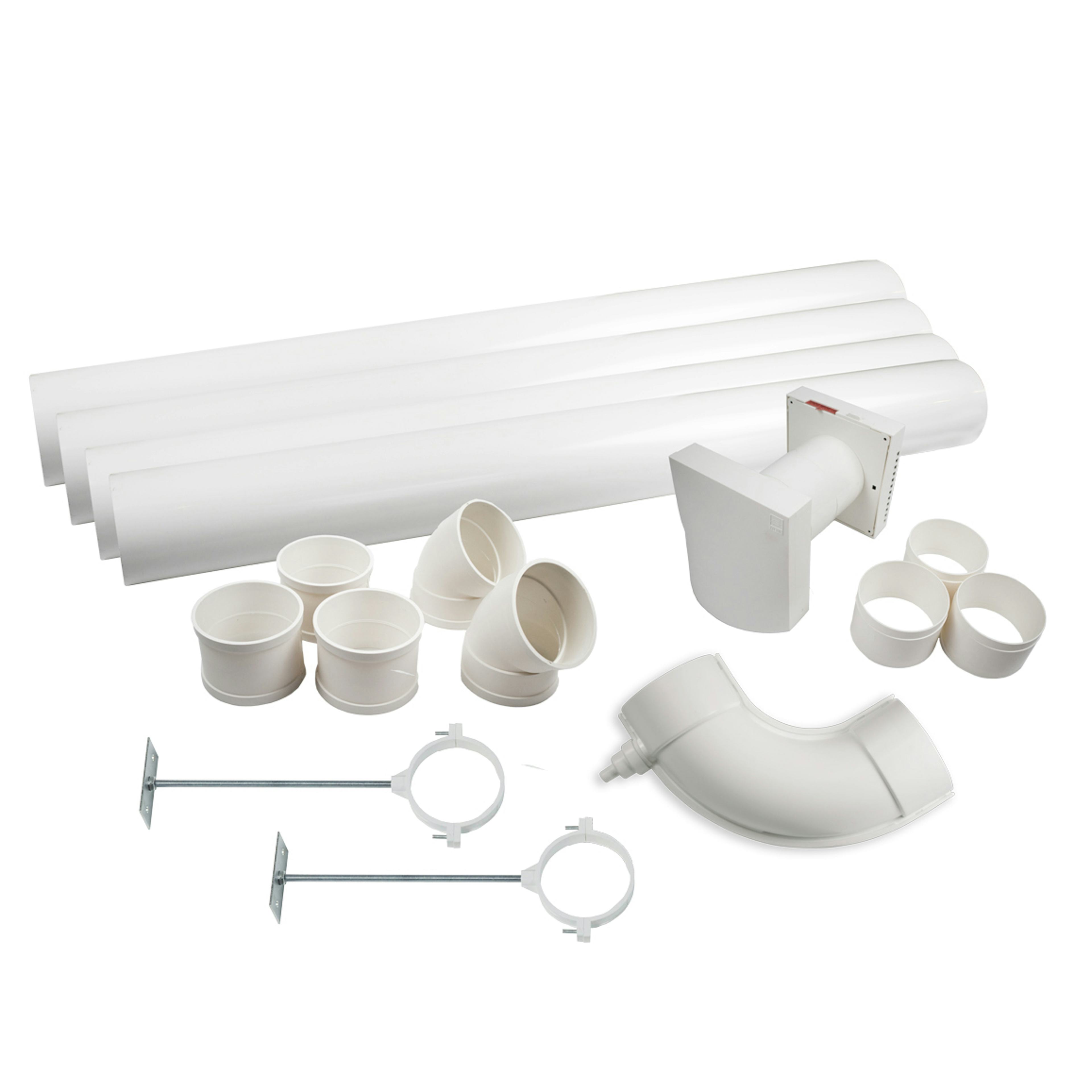 Ventilationssats Separett Nova Ø110 mm vit