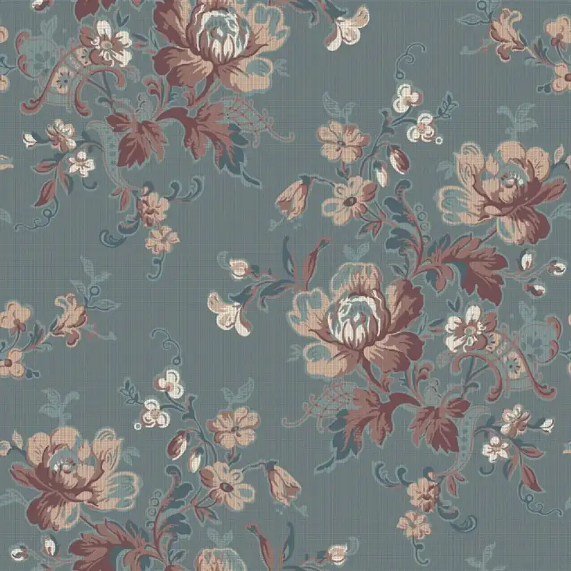 Mönstrad Tapet Duro Ingeborg Classic Gammalsvenska Papper