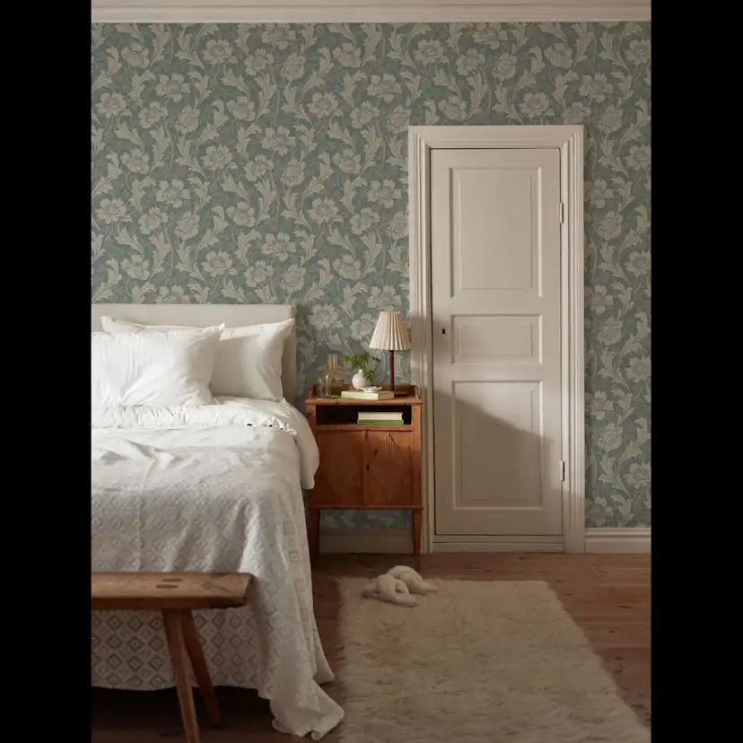 Tapet Duro Villastaden Classic Paper - Mönstrad Tapet i Jugendstil