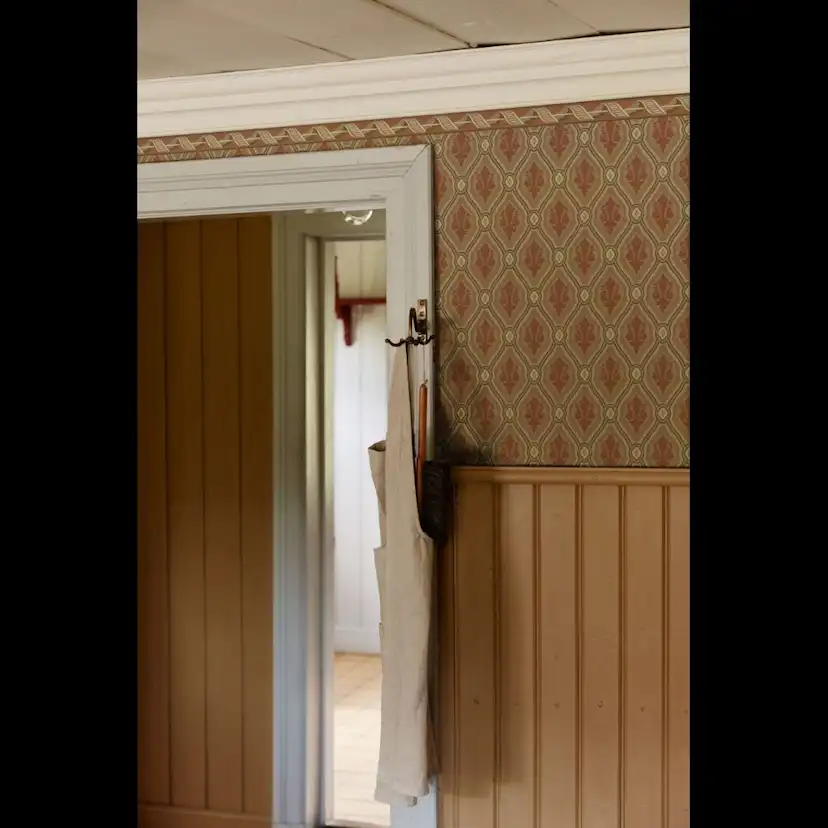 Mönstrad Tapet Duro Eugen Classic Paper Bård Nyrenässansstil