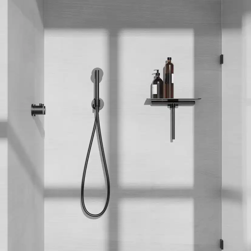 Handdusch Scandtap Pleasure Round För Badrum - Rostfritt Stål Duschhandtag