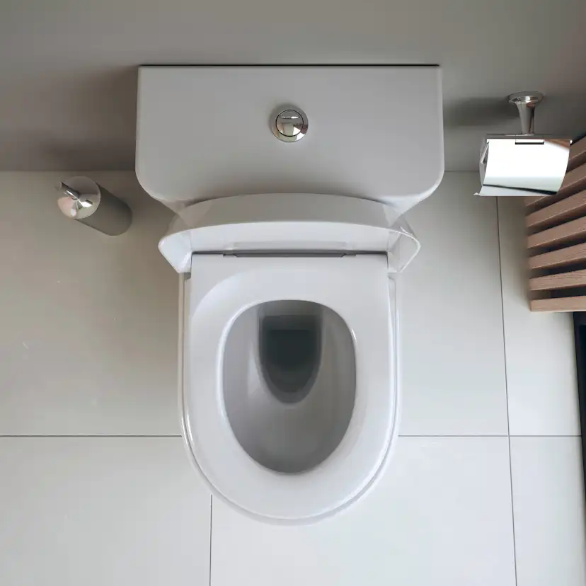 Golvstående toalettstol Duravit Qatego med Mjukstängande Hårdsits