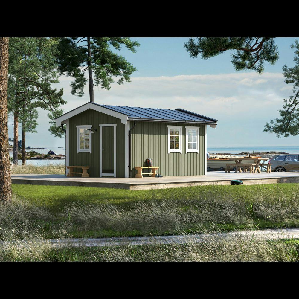 Attefallare Trähuset Paulina 20 kvm