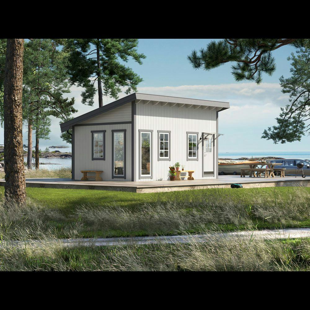 Attefallare Trähuset Pailin 25 kvm