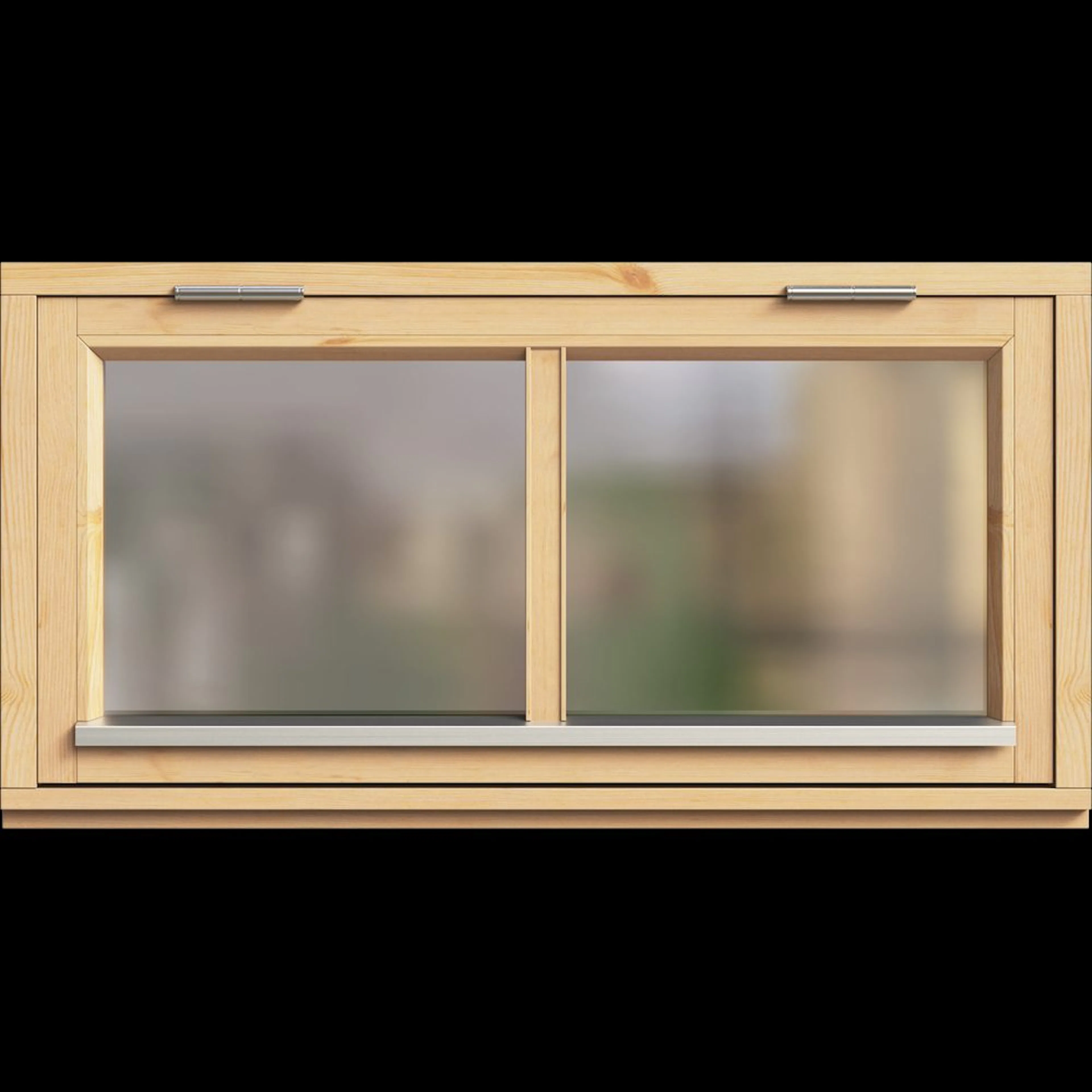 Fönster Trähuset Överkantshängt