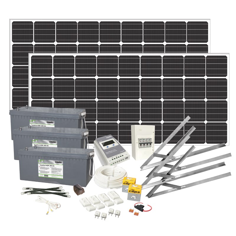Solpanelspaket Sunwind 400W Basic