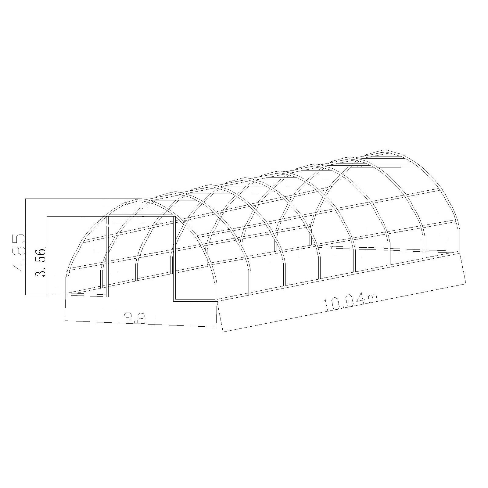 Garagetält Ranch G900 9,2x10x4,85 m