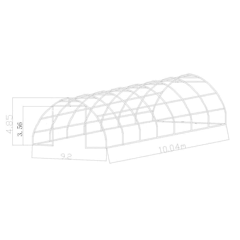 Garagetält Ranch G900 9,2x10x4,85 m