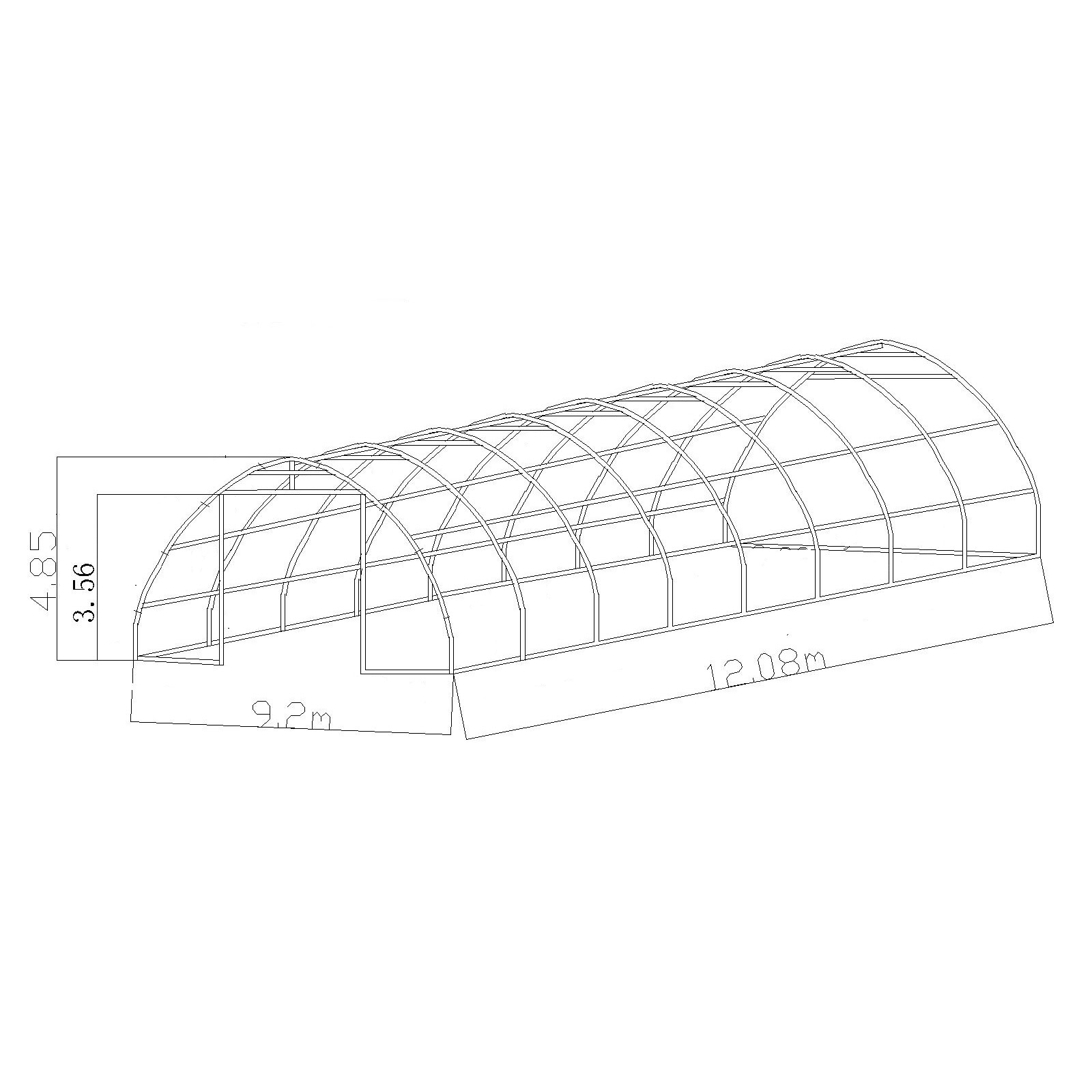 Garagetält Ranch G900 9,2x12x4,85 m