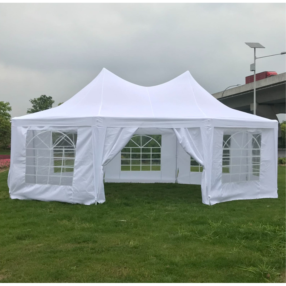 Partytält Green Land 5x6,8 m Octagon