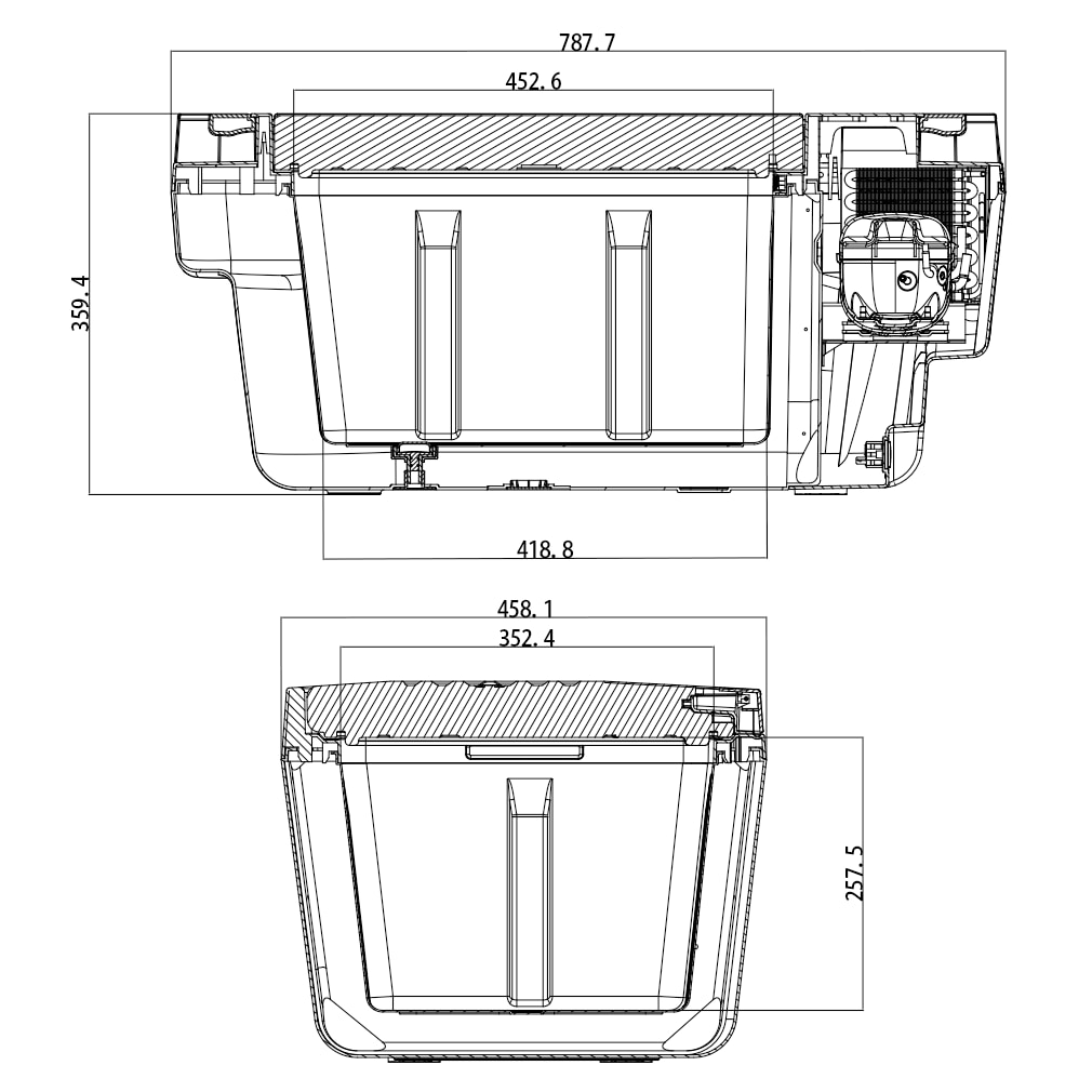 Kompressorkylskåp Frezzer Tesla Y 35L 12/24V