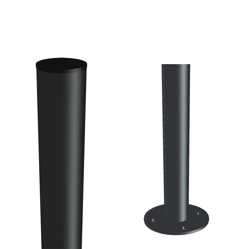Stålstolpe PLUS till Fundament Ø42,4mm