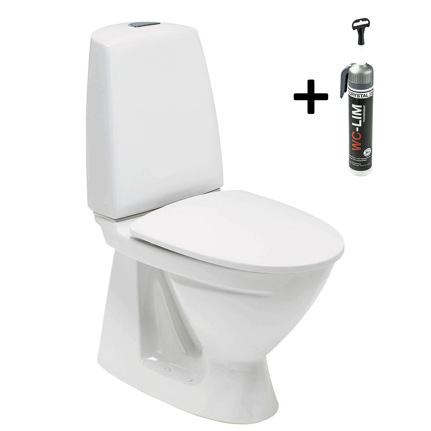 Toalettstol Ifö Sign 6860 med WC-Lim