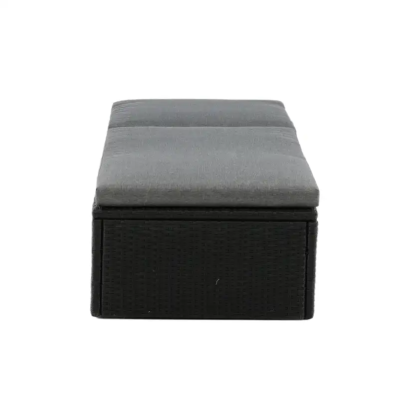 Solsäng Venture Home Quad Svart Konstrotting Utomhus