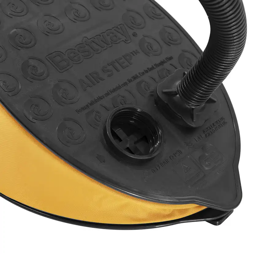 Fotpump Bestway Air Step Pump med Flexibel Slang & 3 Ventiladaptrar
