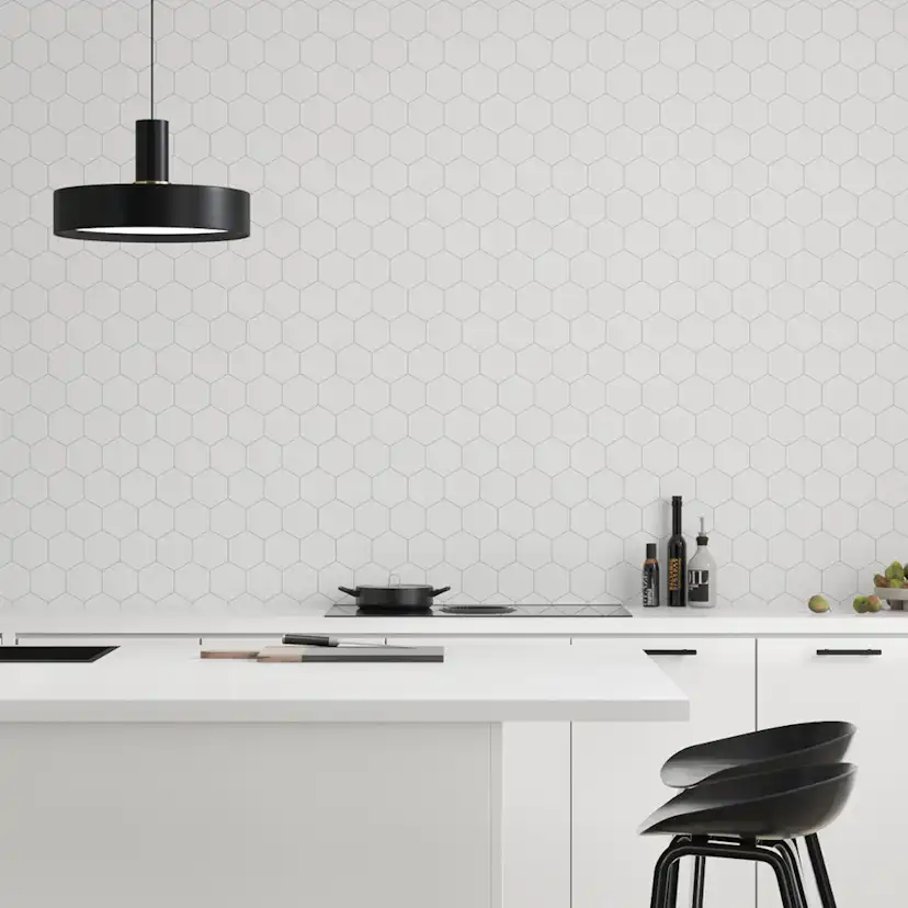 Stänkskyddsskiva Fibo 2094-M71 S White 10x620x2400 mm