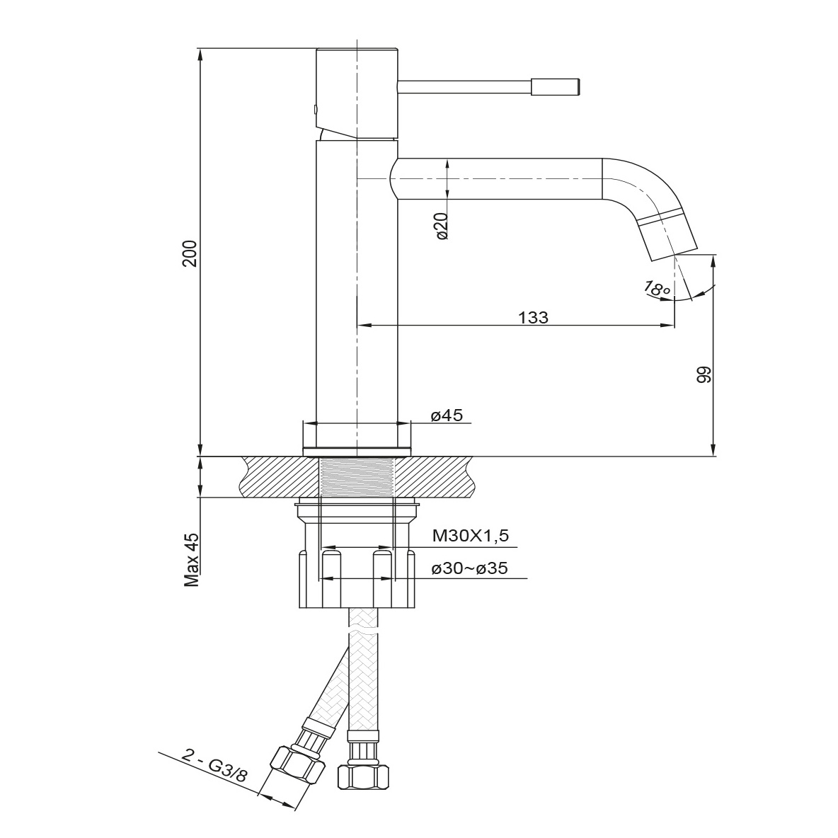 Blandarpaket Hafa Fine Ø300