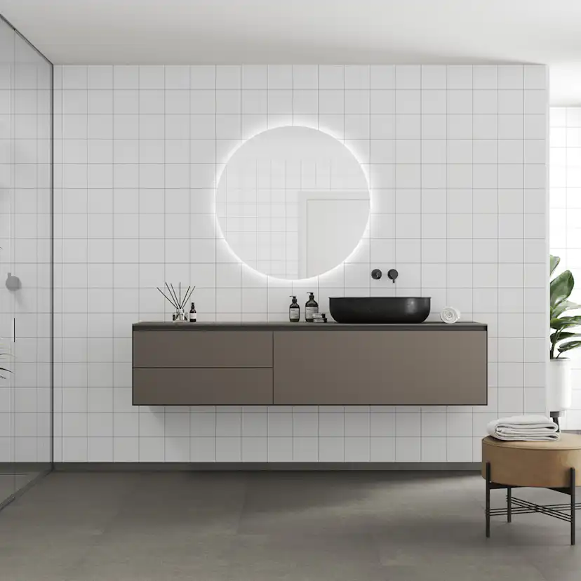 Våtrumsskiva Fibo 2099-M1515 S White Contrast 10x620x2400 mm