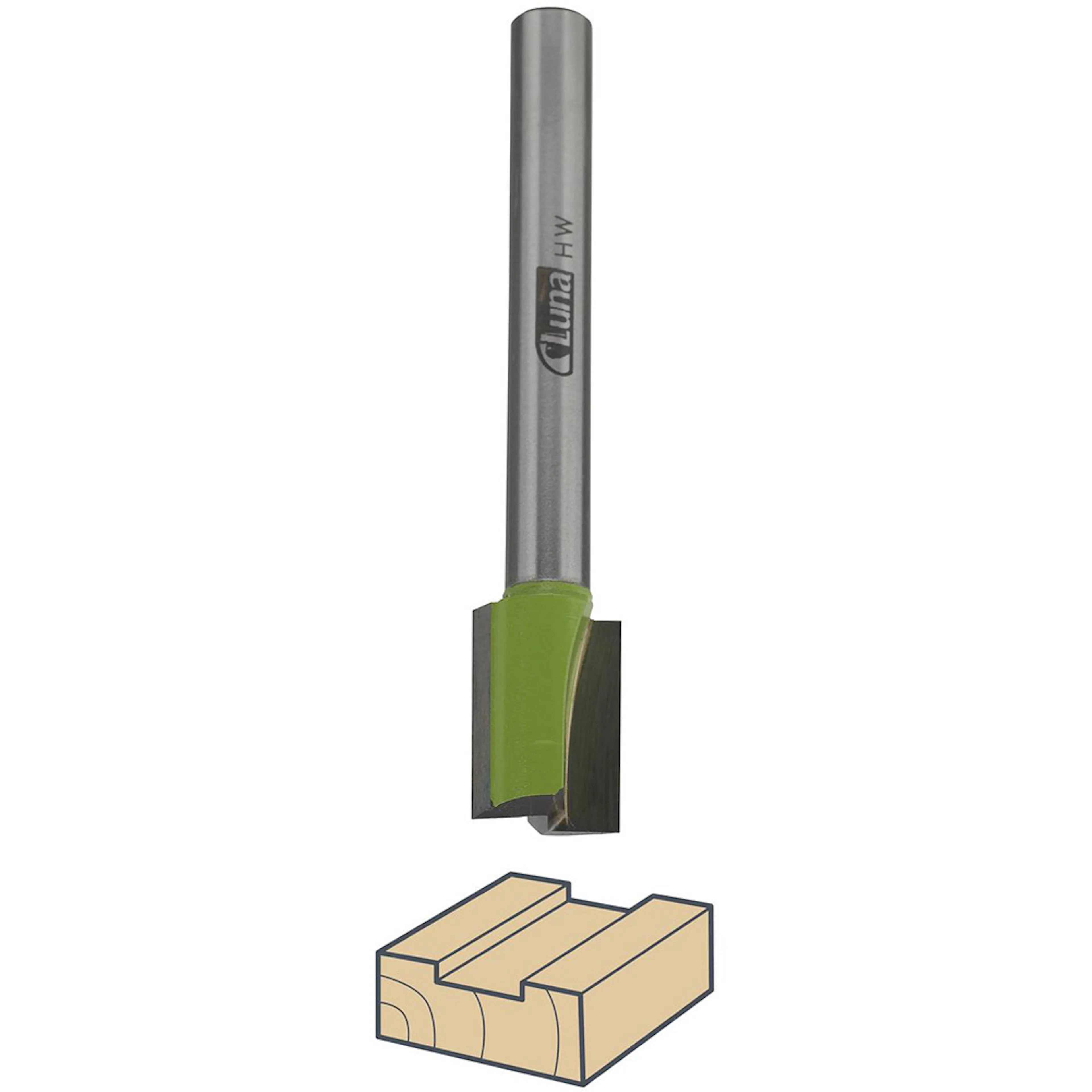 Notfräsar Luna Tools Bottenskär HM xL