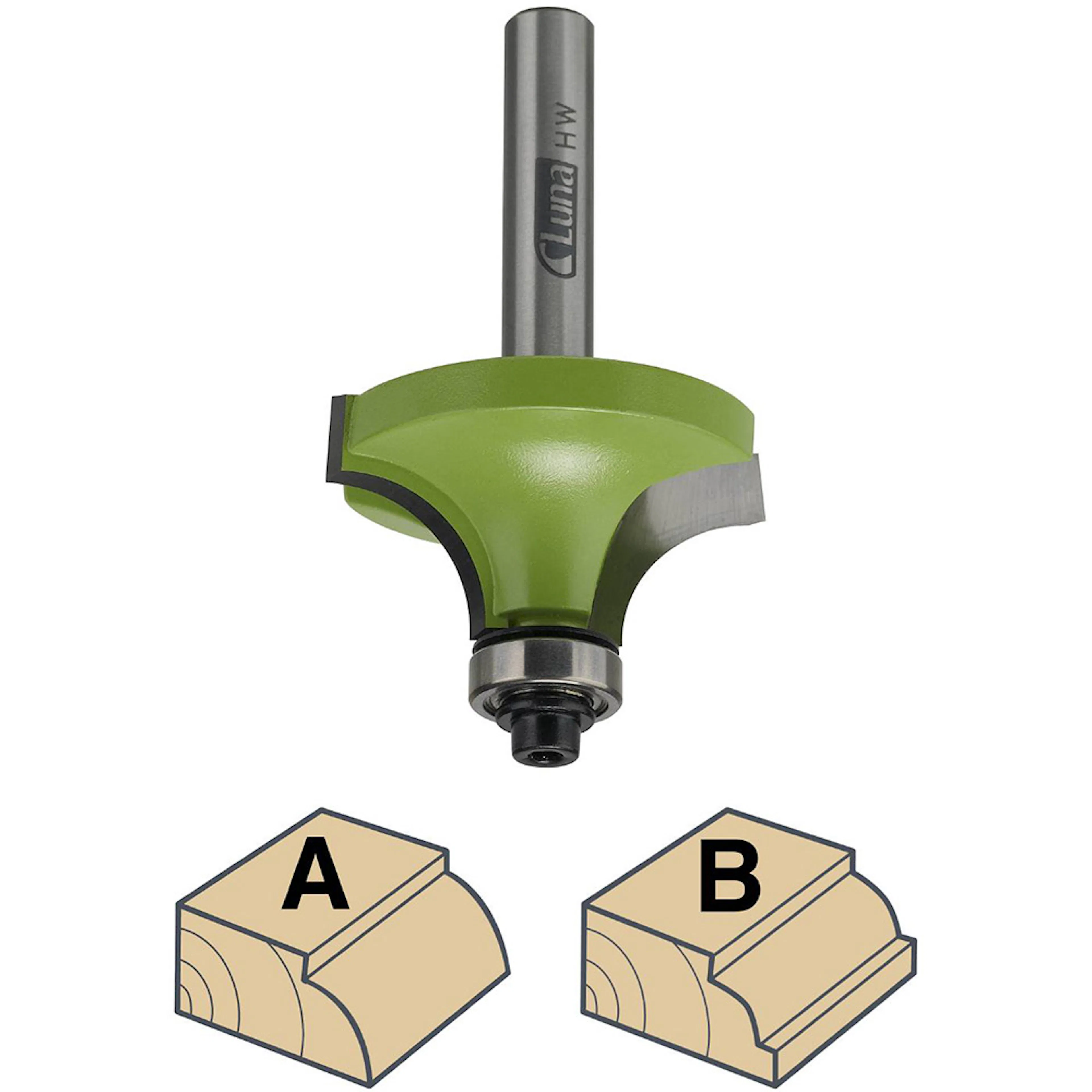 Avrundningsfräsar Luna Tools För Trä