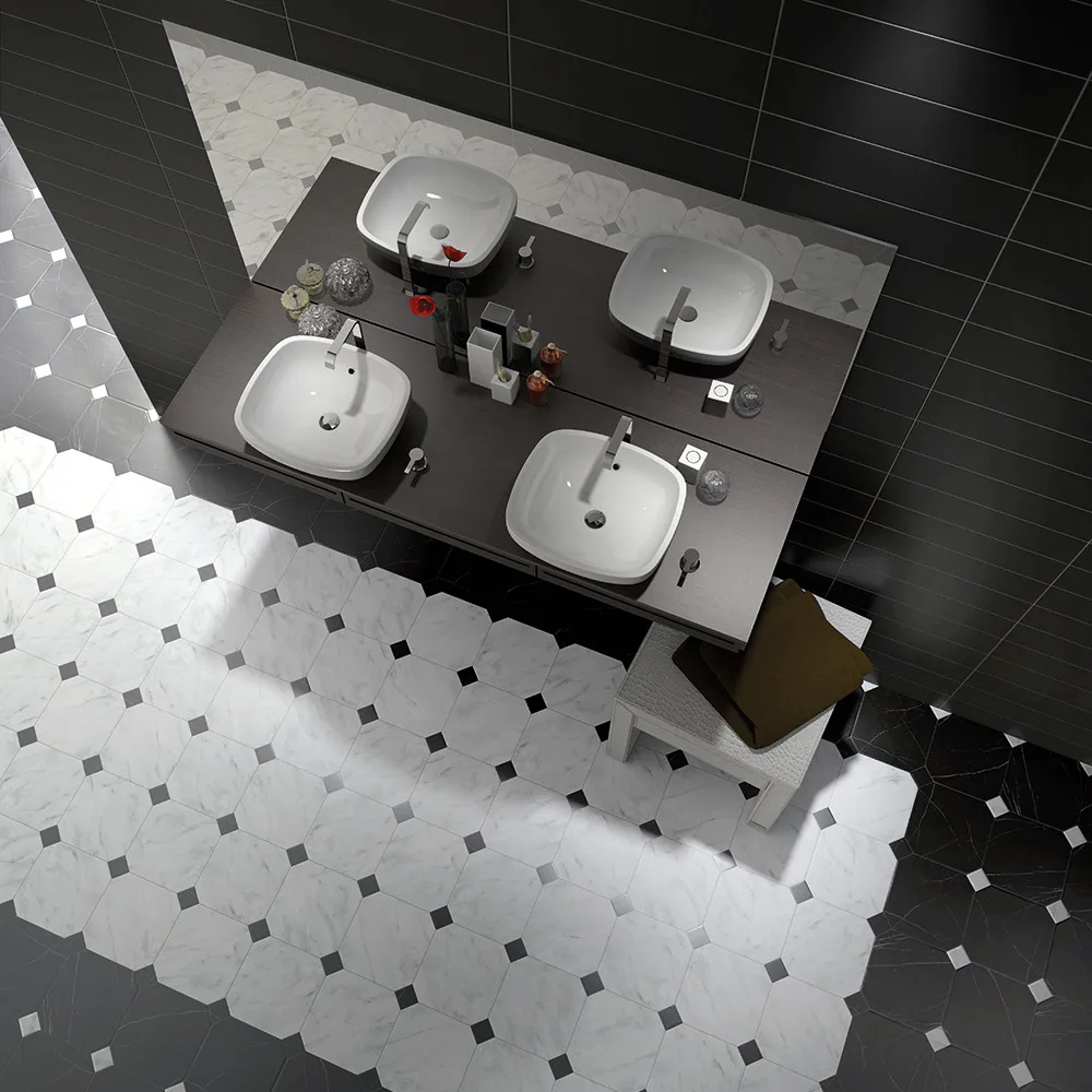 Klinker Lhådös Life Vit Marmor 20x20 cm