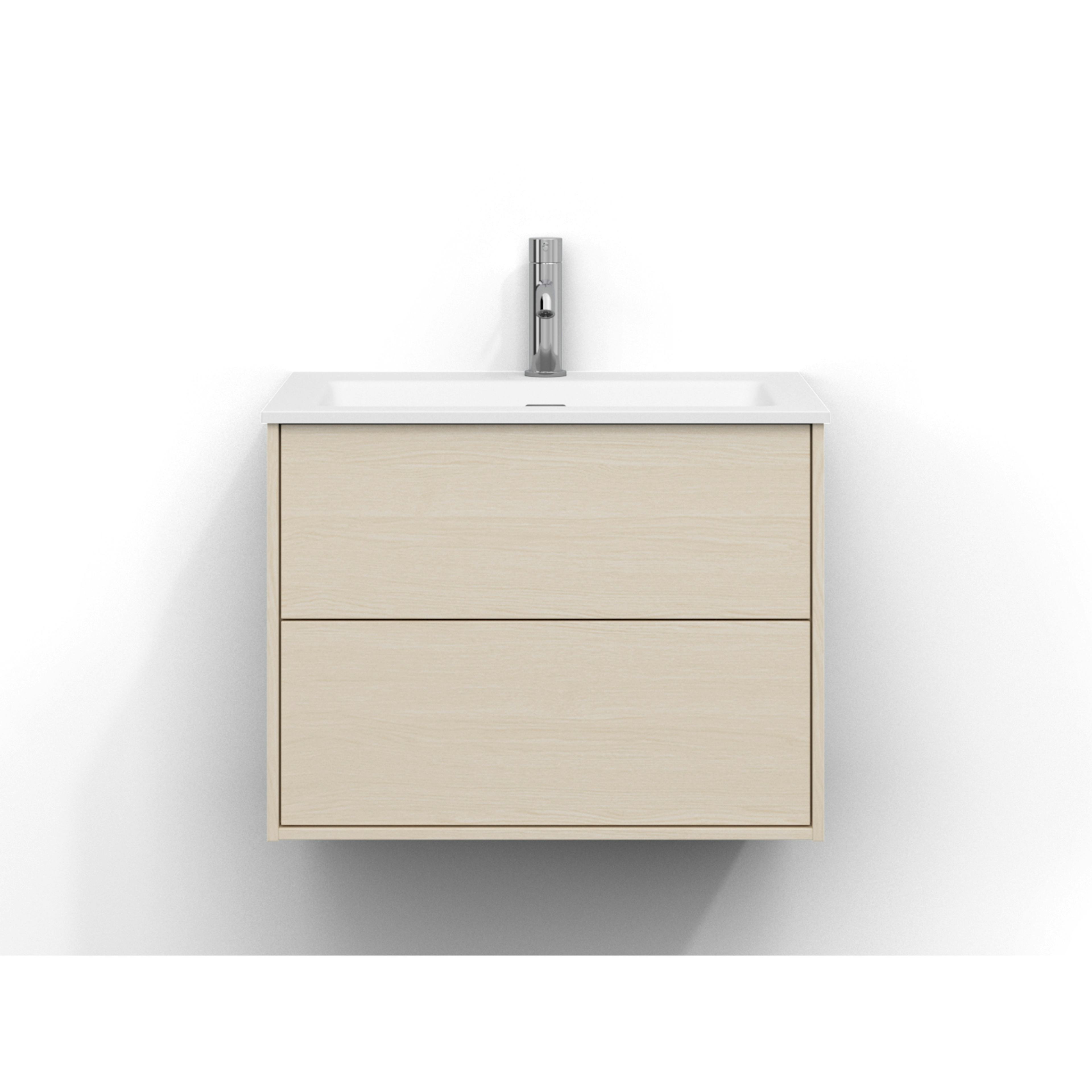 Tvättställsskåp Svedbergs Epos 60x45 med 2 Lådor