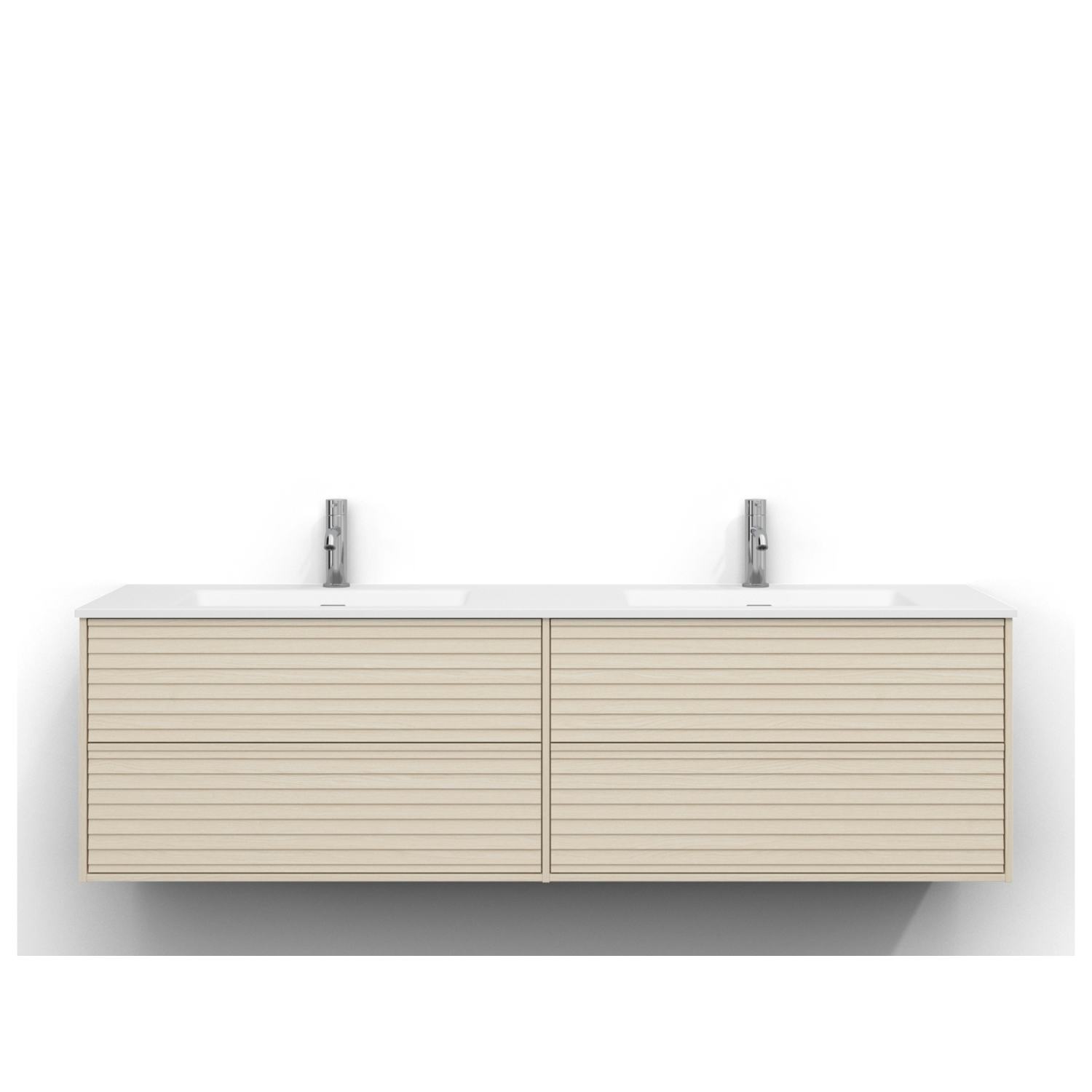 Tvättställsskåp Svedbergs Epos 160x45 med 2+2 Lådor