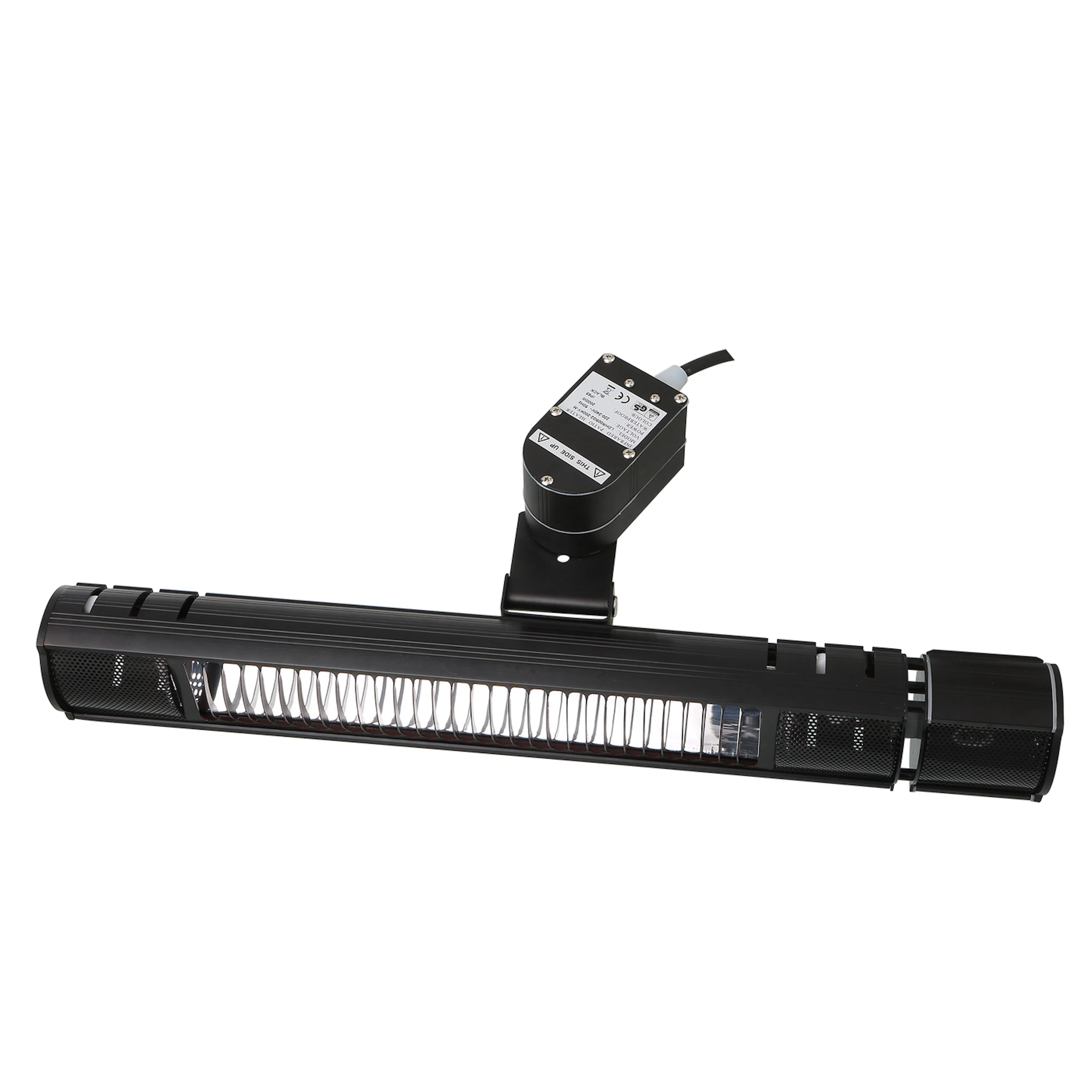 Terassvärmare Heat1 2000W Svart Med Svängning