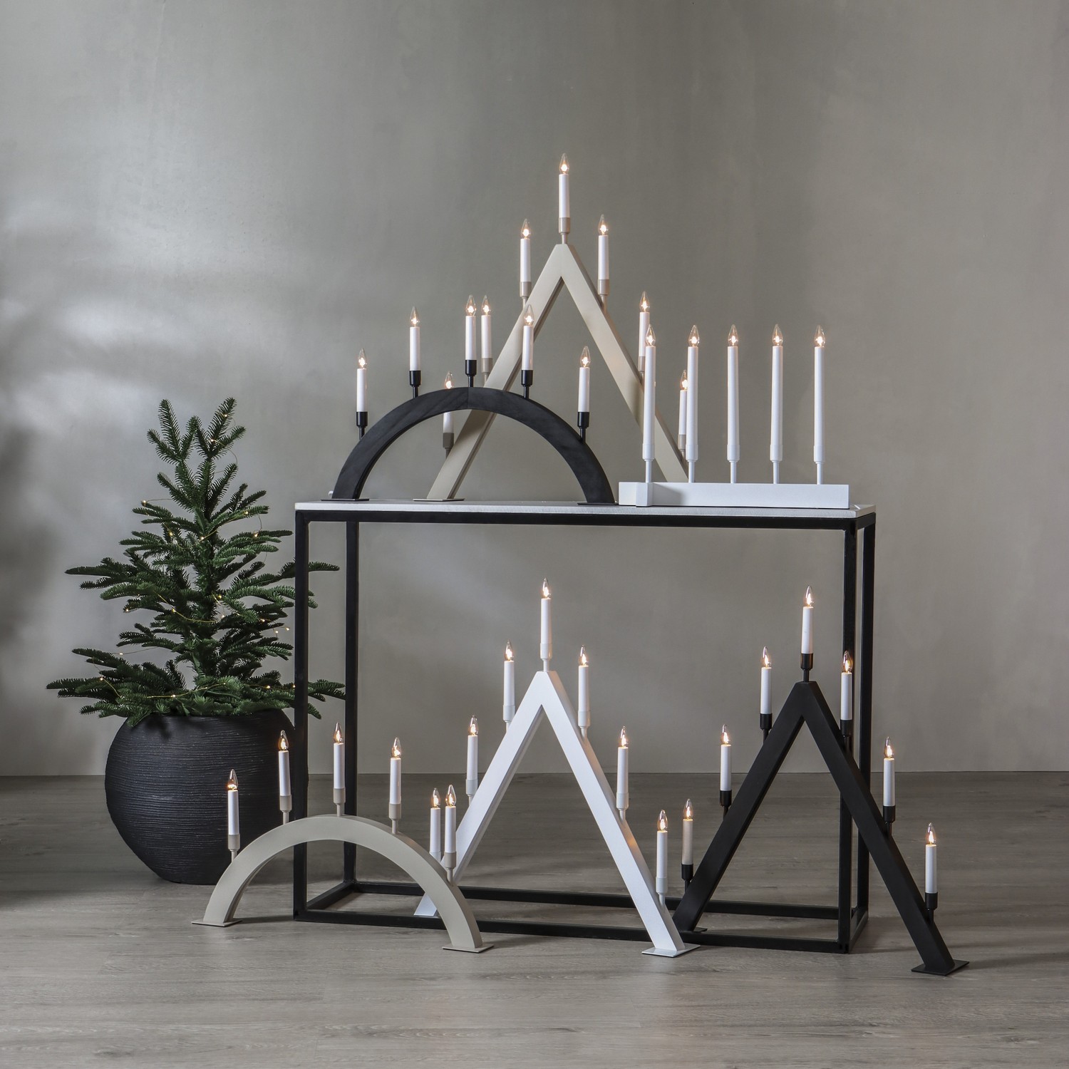 Adventsljusstake Star Trading Vind A