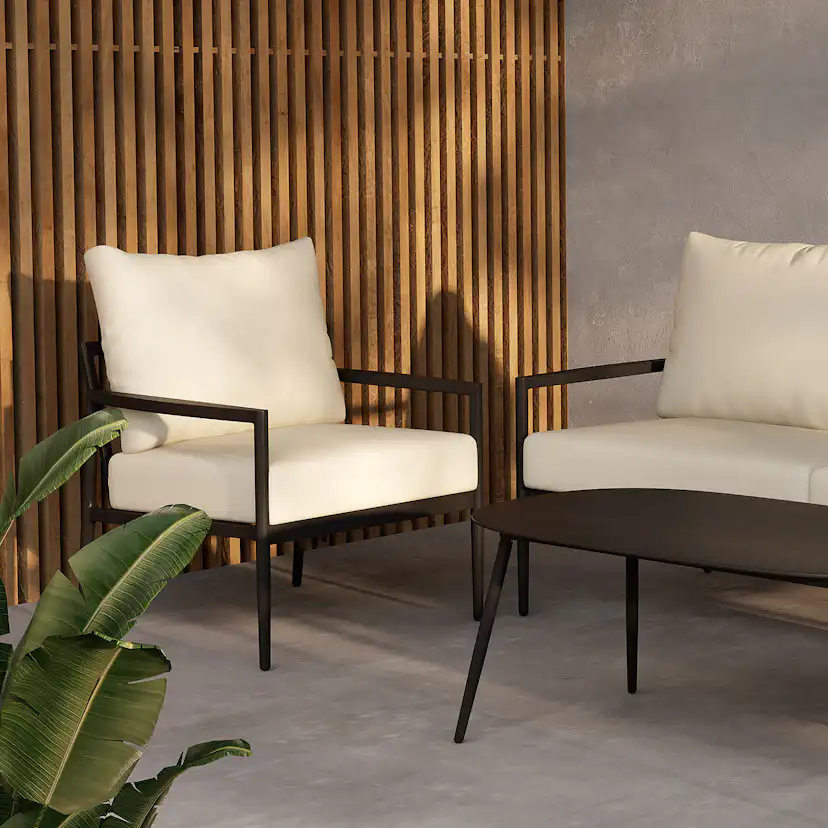 Loungeset Venture Home Taromina Soffgrupp Utomhus i Aluminium