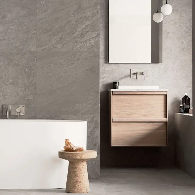 Klinker Bricmate D0505 Quartzit Grey 5x5 cm